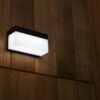 Lutec 6941502330 Fran LED Nástěnné venkovní světlo | Variabilní | Černá | 9,7W