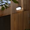 Lutec 6941502330 Fran LED Nástěnné venkovní světlo | Variabilní | Černá | 9,7W