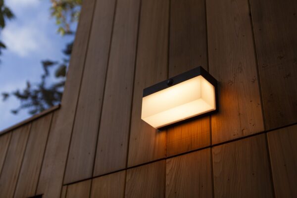 Lutec 6941502330 Fran LED Nástěnné venkovní světlo | Variabilní | Černá | 9,7W