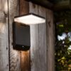 Lutec 6943101012 Moze LED Nástěnné venkovní světlo | Teplá bílá | Černá | 8W