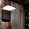 Lutec 6943101012 Moze LED Nástěnné venkovní světlo | Teplá bílá | Černá | 8W