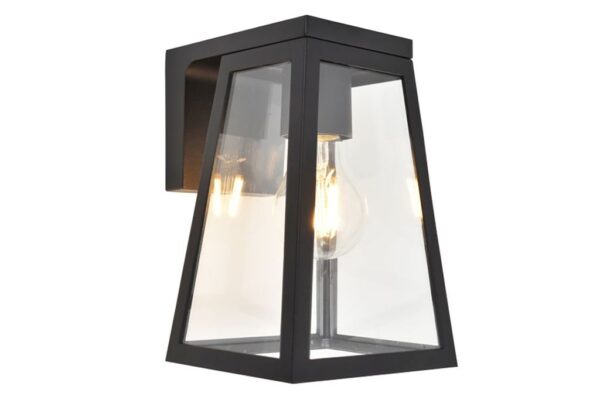 Lutec 6990901012 Fia solární LED Nástěnné venkovní světlo | Teplá bílá | Černá | 2W
