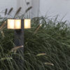Lutec 7193803118 Cuba LED Zahradní sloupkové světlo | Přírodní bílá bílá | Šedá | 24,4W | 4000 K