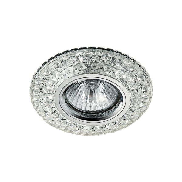 EMITHOR 94071095 Elegant Double Light LED Zápustné osvětlení | Chrom | Kov | 50W,3W