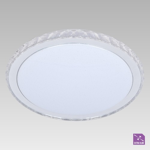 LUXERA 92071322 Mayon LED stropní svítidlo | Přírodní bílá | 48W | Bílá | Chrom | Kov
