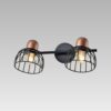 LUXERA 92075463 Basket Bodové svítidlo | E27 | Barevný kov | Černá | Měď