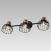 LUXERA 92075464 Basket Bodové svítidlo | E27 | Barevný kov | Černá | Měď