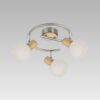 LUXERA 92075567 Tong Dřevěná bodovka | E14 | Bílá | Dřevo | Kov | Nikl