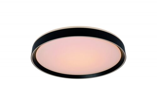 Lucide 79182/18/30 Nuria LED Přisazené stropní svítidlo | Teplá bílá | Černá | 18W