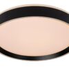 Lucide 79182/24/30 Nuria LED Přisazené stropní svítidlo | Teplá bílá | Černá | 18W