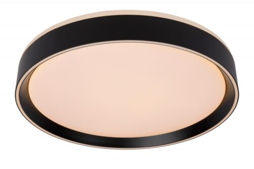 Lucide 79182/24/30 Nuria LED Přisazené stropní svítidlo | Teplá bílá | Černá | 18W