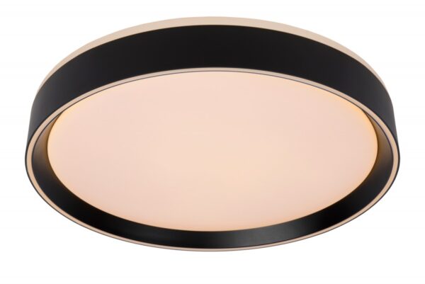Lucide 79182/24/30 Nuria LED Přisazené stropní svítidlo | Teplá bílá | Černá | 18W
