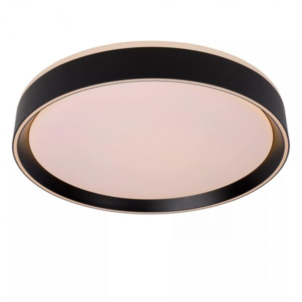 Lucide 79182/24/30 Nuria LED Přisazené stropní svítidlo | Teplá bílá | Černá | 18W