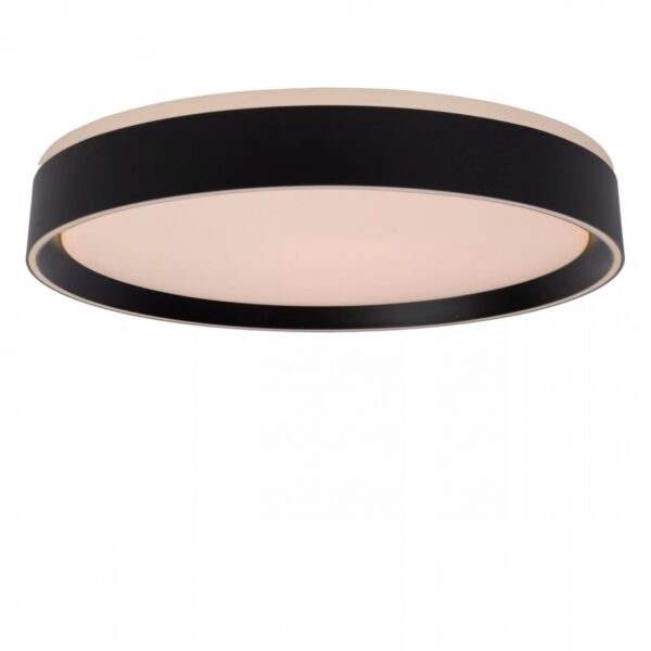 Lucide 79182/24/30 Nuria LED Přisazené stropní svítidlo | Teplá bílá | Černá | 18W
