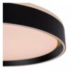 Lucide 79182/24/30 Nuria LED Přisazené stropní svítidlo | Teplá bílá | Černá | 18W