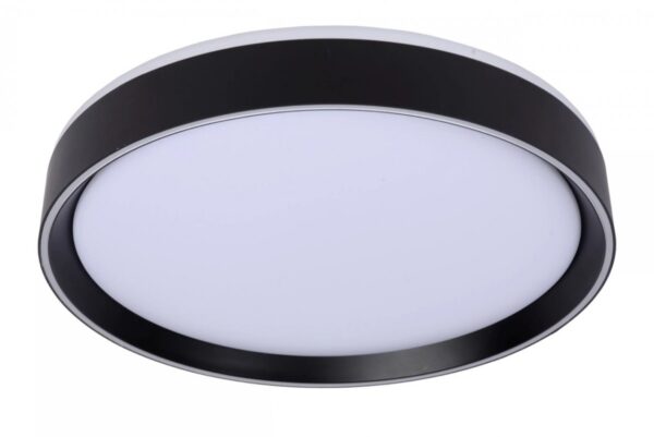Lucide 79182/24/30 Nuria LED Přisazené stropní svítidlo | Teplá bílá | Černá | 18W