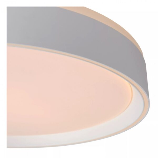 Lucide 79182/24/31 Nuria LED Přisazené stropní svítidlo | Teplá bílá | Bílá | 18W