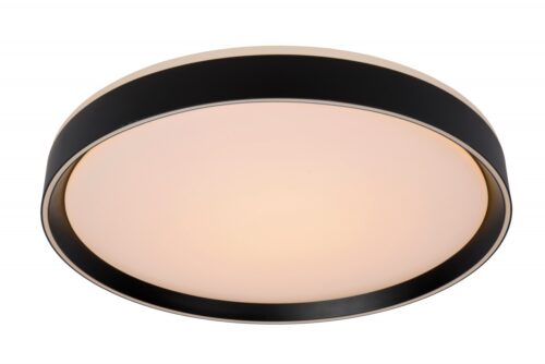 Lucide 79182/36/30 Nuria LED Přisazené stropní svítidlo | Teplá bílá | Černá | 36W