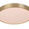 Lucide 79184/24/02 Malin LED Přisazené stropní svítidlo | Teplá bílá | Barevný kov | Mosaz | 24W | 7