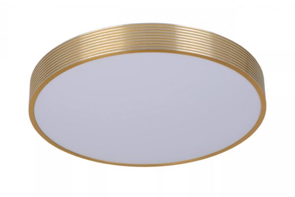 Lucide 79184/24/02 Malin LED Přisazené stropní svítidlo | Teplá bílá | Barevný kov | Mosaz | 24W | 3