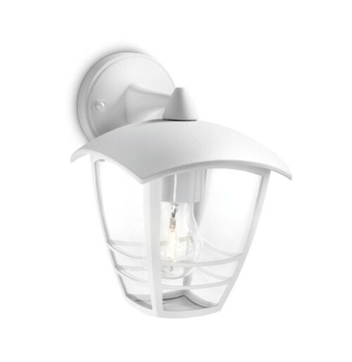 Philips 15381/31/16 Creek Nástěnné venkovní světlo | E27 | Bílá