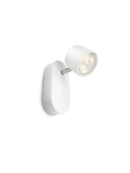 Philips 56240/31/16 Star LED bodové svítidlo | Teplá bílá | Bílá | 3W