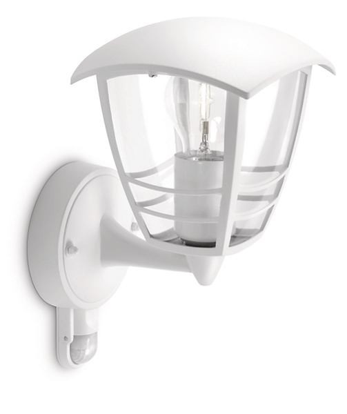 Philips 15388/31/16 Creek Nástěnné venkovní světlo | E27 | Bílá