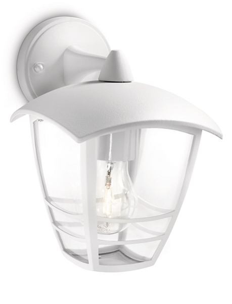Philips 15381/31/16 Creek Nástěnné venkovní světlo | E27 | Bílá
