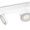 Philips 53172/31/16 Clockwork LED bodové svítidlo | Teplá bílá | Bílá