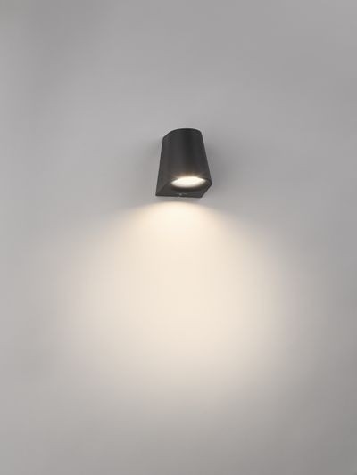 Philips 17287/30/16 Virga LED Nástěnné venkovní světlo | Teplá bílá | 4W | Černá