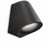 Philips 17287/30/16 Virga LED Nástěnné venkovní světlo | Teplá bílá | 4W | Černá