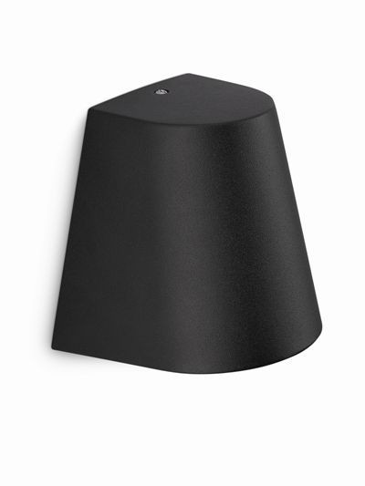 Philips 17287/30/16 Virga LED Nástěnné venkovní světlo | Teplá bílá | 4W | Černá