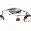 Philips 57179/44/16 Sepia LED bodové svítidlo | Teplá bílá | Hnědá | 3x3W