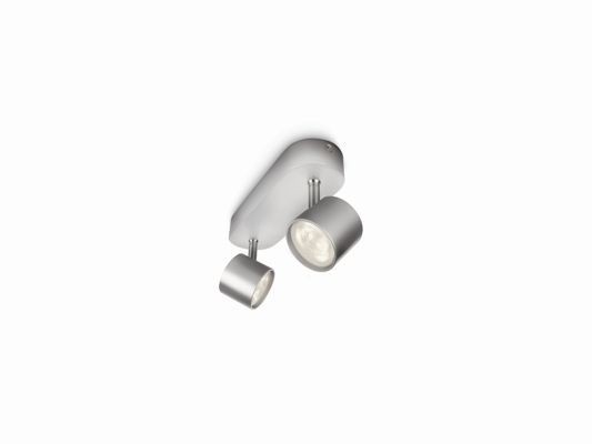 Philips 56242/48/16 Star LED bodové svítidlo | Teplá bílá | Kov | 2x3W