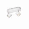 Philips 56242/31/16 Star LED bodové svítidlo | Teplá bílá | Bílá | 2x3W