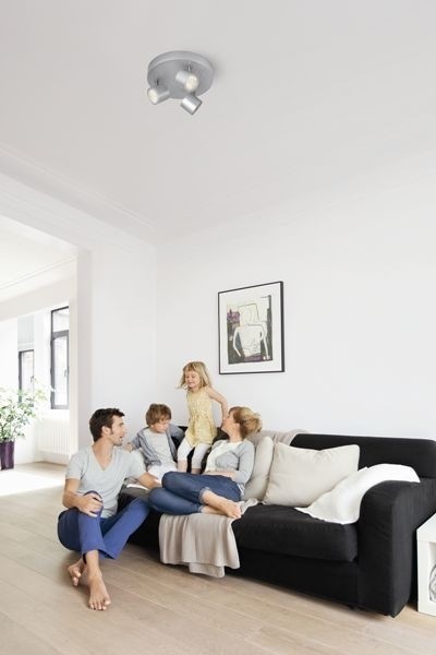 Philips 56243/48/16 Star LED bodové svítidlo | Teplá bílá | Kov | 3x3W