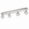 Philips 56244/48/16 Star LED bodové svítidlo | Teplá bílá | Kov | 4x3W