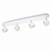 Philips 56244/31/16 Star LED bodové svítidlo | Teplá bílá | Bílá | 4x3W