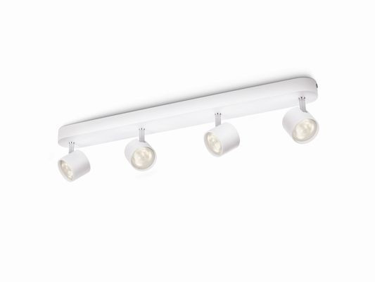 Philips 56244/31/16 Star LED bodové svítidlo | Teplá bílá | Bílá | 4x3W