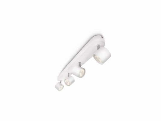 Philips 56244/31/16 Star LED bodové svítidlo | Teplá bílá | Bílá | 4x3W