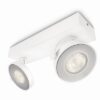 Philips 53172/31/16 Clockwork LED bodové svítidlo | Teplá bílá | Bílá