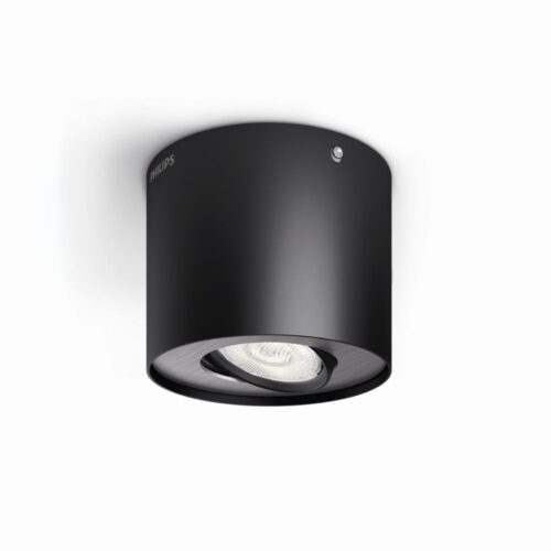 Philips 53300/30/16 Phase LED bodové svítidlo | Teplá bílá | Černá | 4,5W