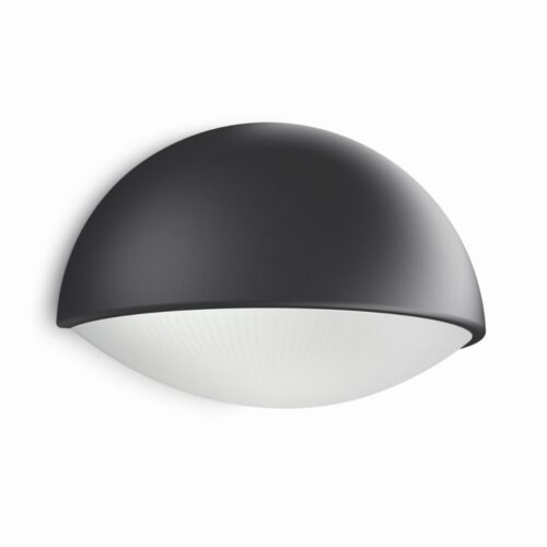 Philips 16407/93/16 Dust LED Nástěnné venkovní světlo | Teplá bílá | 3W | Černá