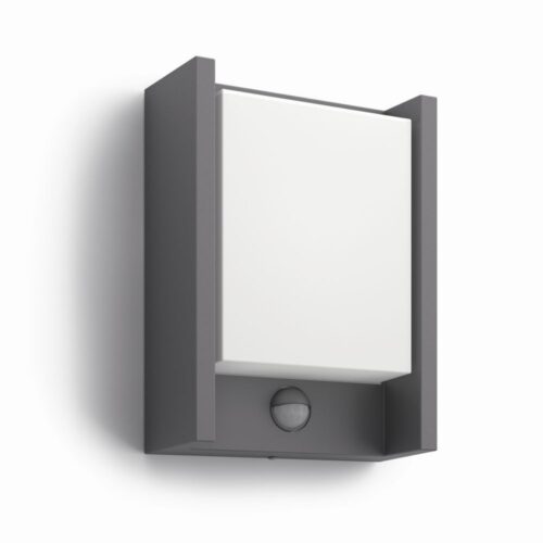 Philips 16461/93/16 Arbour LED Nástěnné venkovní světlo | Teplá bílá | 6W | Černá