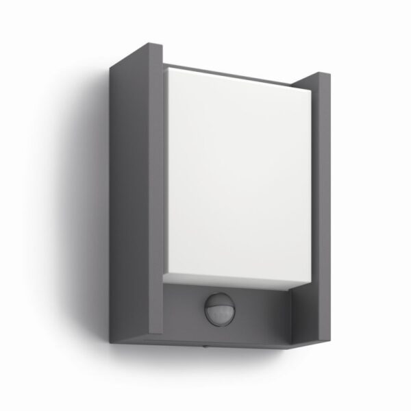 Philips 16461/93/16 Arbour LED Nástěnné venkovní světlo | Teplá bílá | 6W | Černá