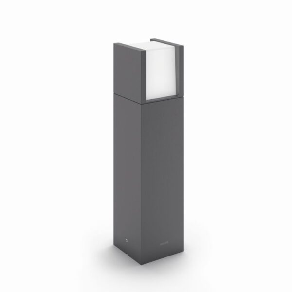 Philips 16462/93/16 Arbour LED Zahradní sloupkové světlo | Teplá bílá | 6W | Černá