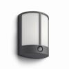 Philips 16465/93/16 Stock LED Nástěnné venkovní světlo | Teplá bílá | 6W | Černá