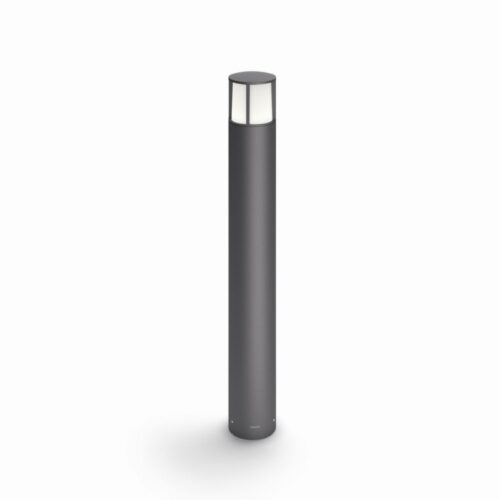 Philips 16467/93/16 Stock LED Zahradní sloupkové světlo | Teplá bílá | 6W | Černá