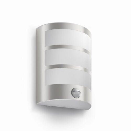 Philips 17324/47/16 Python LED Nástěnné venkovní světlo | Teplá bílá | 6W | Kov | Nerez