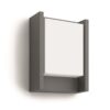 Philips 16460/93/P3 LED Nástěnné venkovní světlo | Přírodní bílá | 6W | Černá